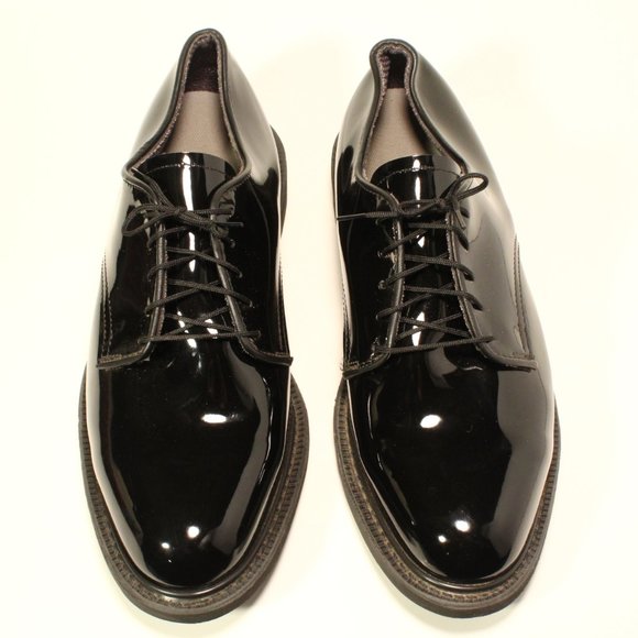 Capps Air-Lite Oxford Black Shiny Shoes Military Approved Men\'s Size 10 main image 5